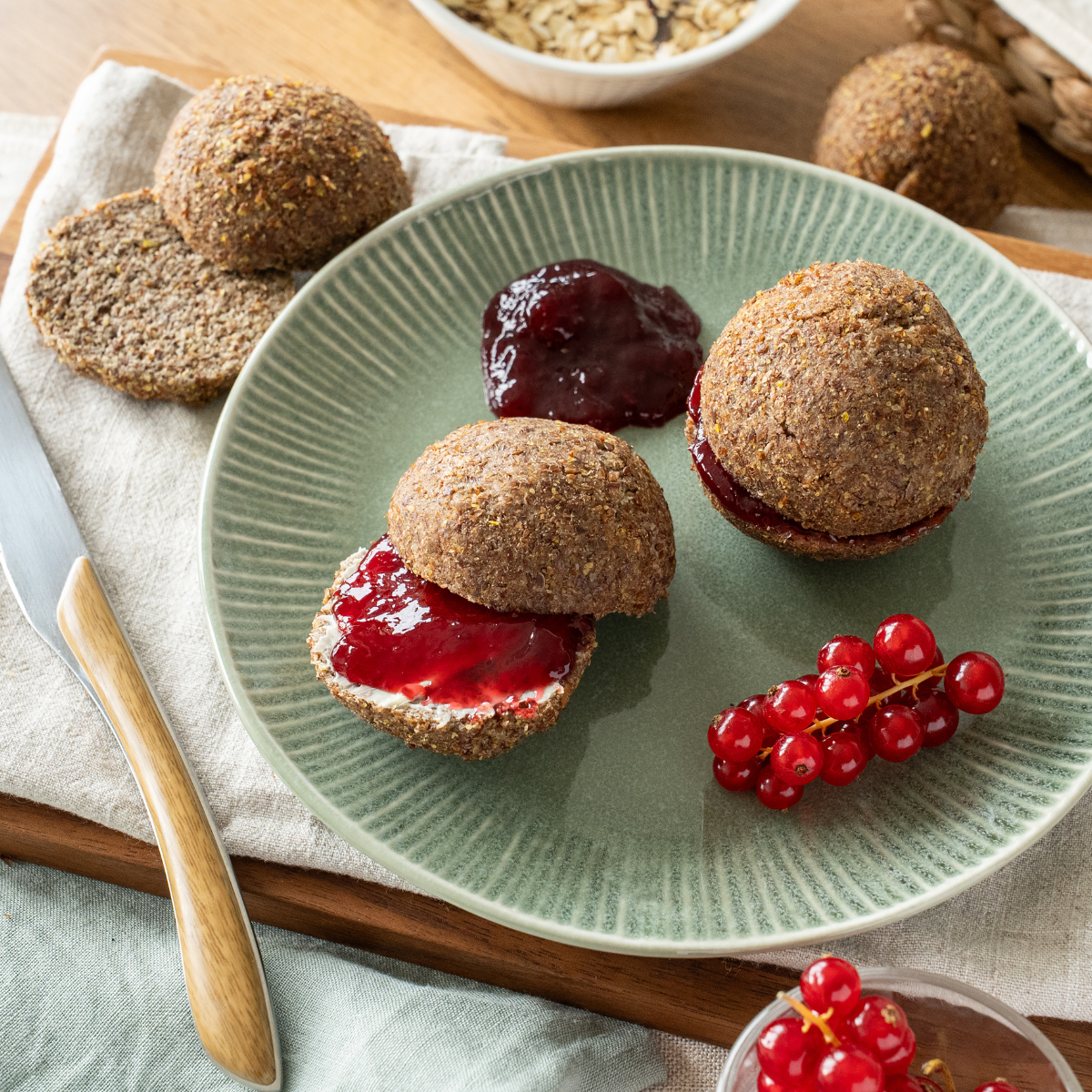 Lower Carb Brötchen "Die Feinen" - Underbrödchen